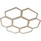 Ekena Millwork Florin Wood Fretwork Pierced Ceiling Medallion, Birch, 38"OD x 13 3/8"ID x 3/8"T CMWP38X38X0375FOBI - alternate 2